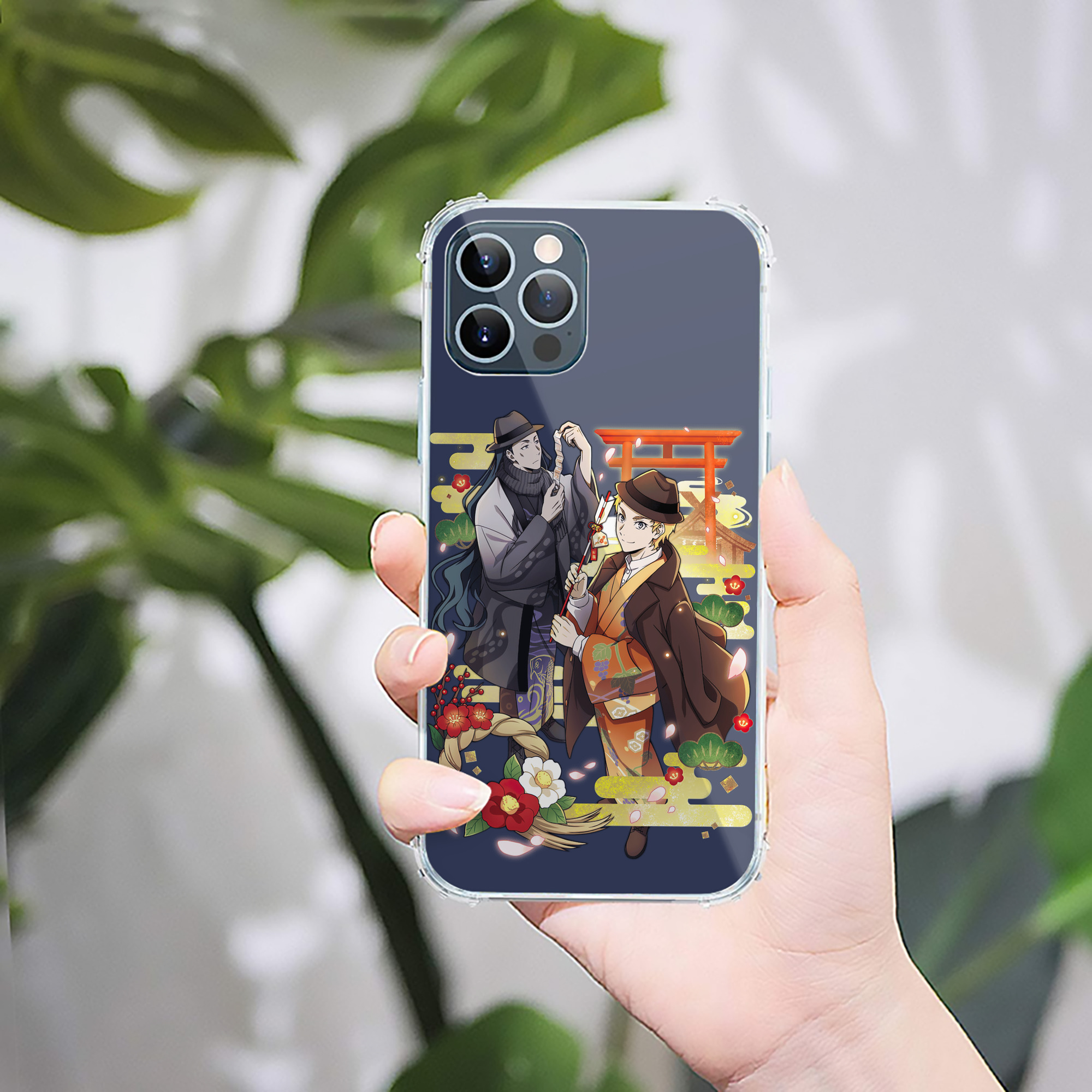 （画像用） 文豪ストレイドッグス Bungo Stray Dogs 【iPhone 12シリーズ対応】透明スマホケース（クリアソフトケース）